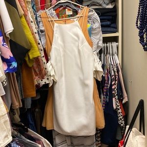 C/MEO COLLECTIVE white rehearsal dinner dress - never been worn
